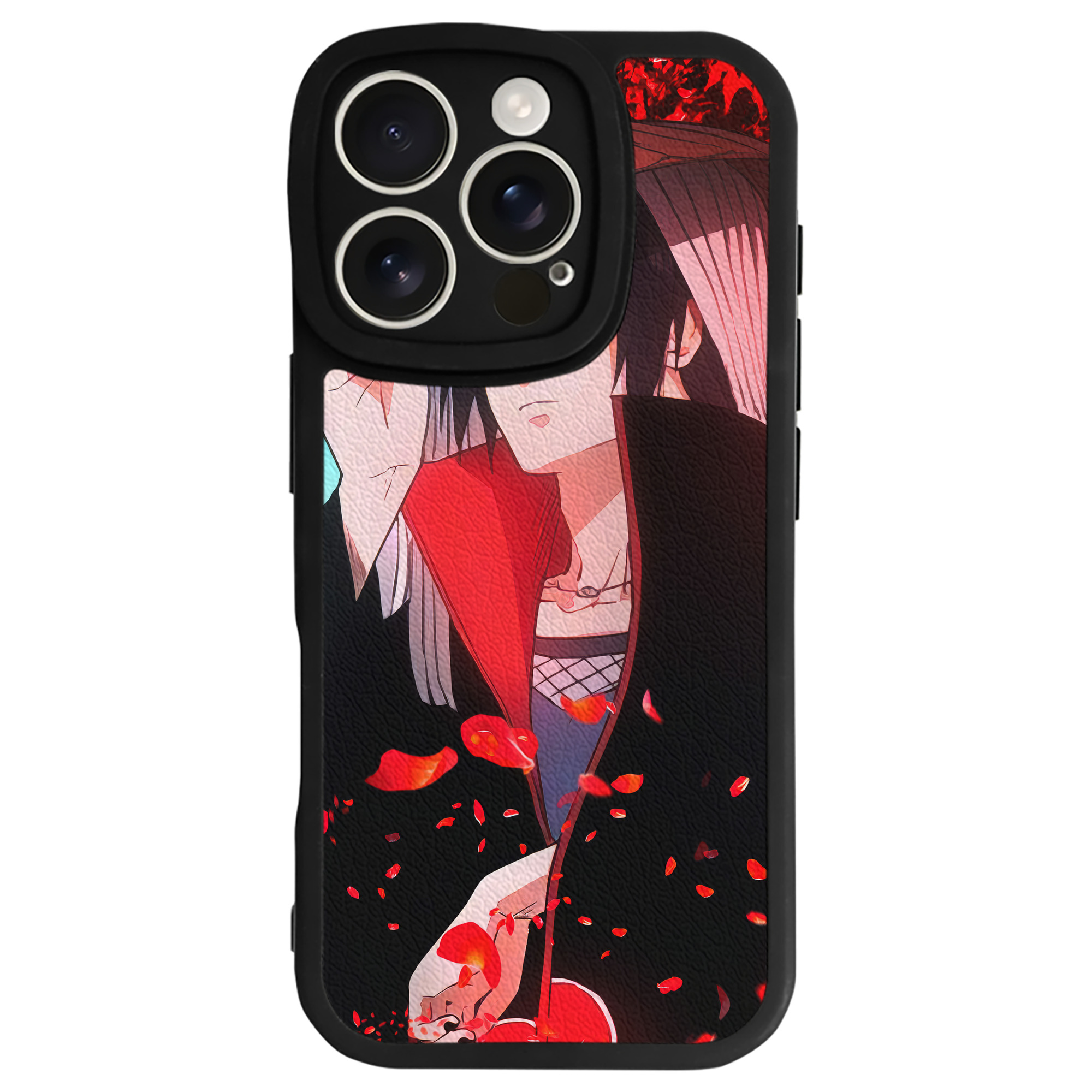 （画像用） NARUTO -ナルト- NARUTO -ナルト- 疾風伝 【iPhone 16シリーズ対応】シリコンスマホケース（レザー調） 材質：シリコン